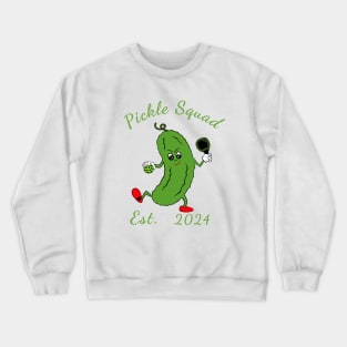 PICKLE Squad Pickleball Dill Pickle Crewneck Sweatshirt